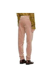 rosa Cord Chinohose von Rochas Homme