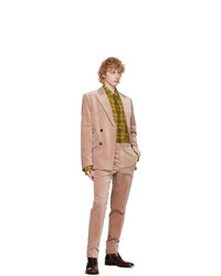 rosa Cord Chinohose von Rochas Homme