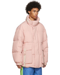 rosa Daunenjacke von Moncler Genius