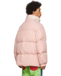 rosa Daunenjacke von Moncler Genius