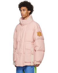 rosa Daunenjacke von Moncler Genius