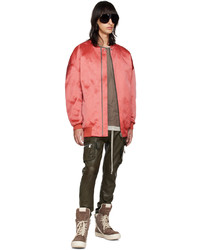 rosa Daunenjacke von Rick Owens