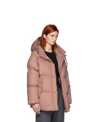 rosa Daunenjacke von Moncler