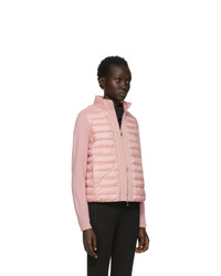 rosa Daunenjacke von Moncler