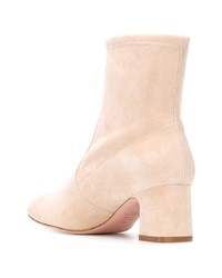 rosa elastische Stiefeletten von Stuart Weitzman