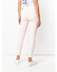 rosa enge Jeans von Current/Elliott