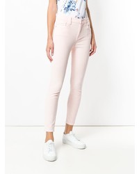 rosa enge Jeans von Current/Elliott