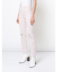 rosa enge Jeans von Mother