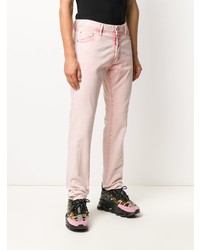 rosa enge Jeans von DSQUARED2