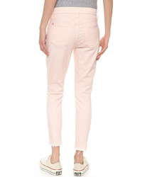rosa enge Jeans von 7 For All Mankind