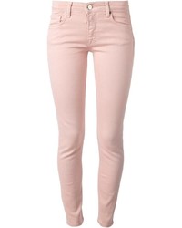 rosa enge Jeans von Victoria Beckham