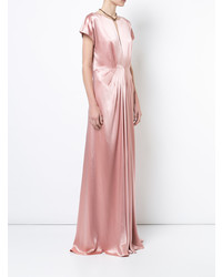 rosa Ballkleid mit Falten von Zac Zac Posen