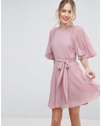 rosa Kleid mit Falten von Asos