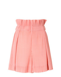 rosa Shorts mit Falten von Jatual
