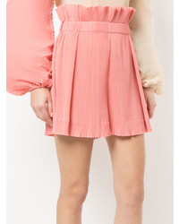 rosa Shorts mit Falten von Jatual