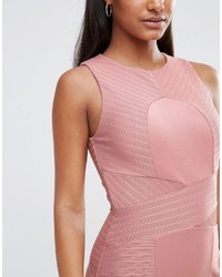 rosa figurbetontes Kleid von Asos