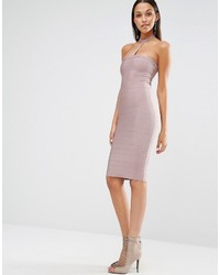 rosa figurbetontes Kleid von Missguided