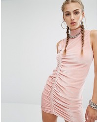 rosa figurbetontes Kleid von Jaded London