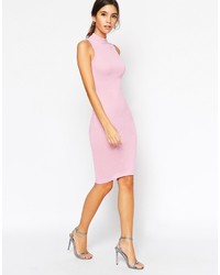 rosa figurbetontes Kleid von Asos