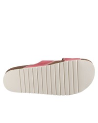 rosa flache Sandalen aus Leder von Apple of Eden
