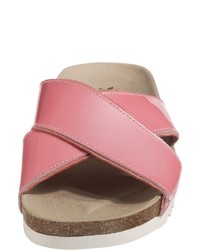rosa flache Sandalen aus Leder von Apple of Eden