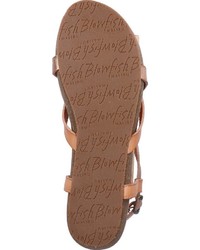 rosa flache Sandalen aus Leder von Blowfish