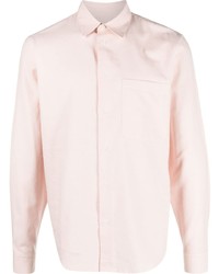 rosa Flanell Langarmhemd von Sandro