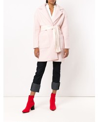 rosa flauschiger Mantel von Framed