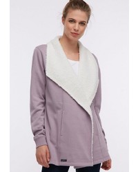 rosa Fleece-Mantel von Dreimaster