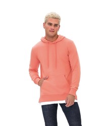 rosa Fleece-Pullover mit einem Kapuze von Tom Barron