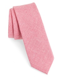 rosa geflochtene Krawatte