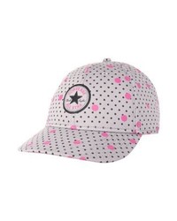 rosa gepunktete Baseballkappe von Converse
