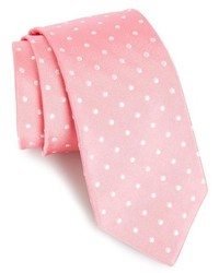 rosa gepunktete Krawatte