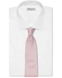 rosa gepunktete Krawatte
