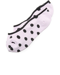 rosa gepunktete Socken von Kate Spade