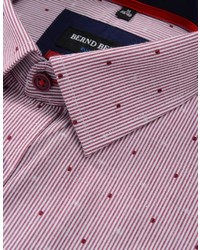 rosa gepunktetes Businesshemd von Bernd Berger