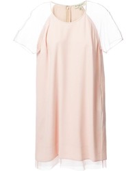 rosa gerade geschnittenes Kleid von Burberry
