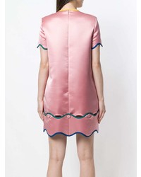 rosa gerade geschnittenes Kleid von Sara Battaglia