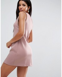 rosa gerade geschnittenes Kleid von Asos