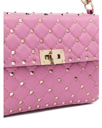 rosa gesteppte Leder Umhängetasche von Valentino