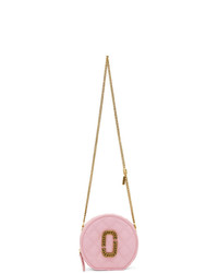 rosa gesteppte Leder Umhängetasche von Marc Jacobs