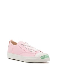 rosa Gummi niedrige Sneakers von Undercover