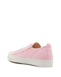 rosa Gummi niedrige Sneakers von Undercover