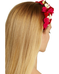 rosa Haarband mit Blumenmuster von Eugenia Kim