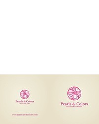 rosa Halskette von Pearls & Colors