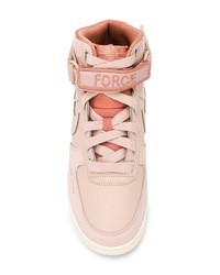 rosa hohe Sneakers aus Leder von Nike