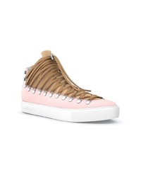 rosa hohe Sneakers aus Leder von Swear
