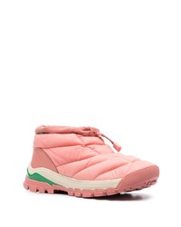 rosa hohe Sneakers aus Leder von Vans