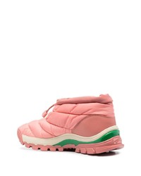 rosa hohe Sneakers aus Leder von Vans