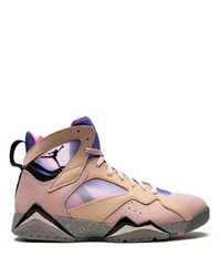 rosa hohe Sneakers aus Leder von Jordan